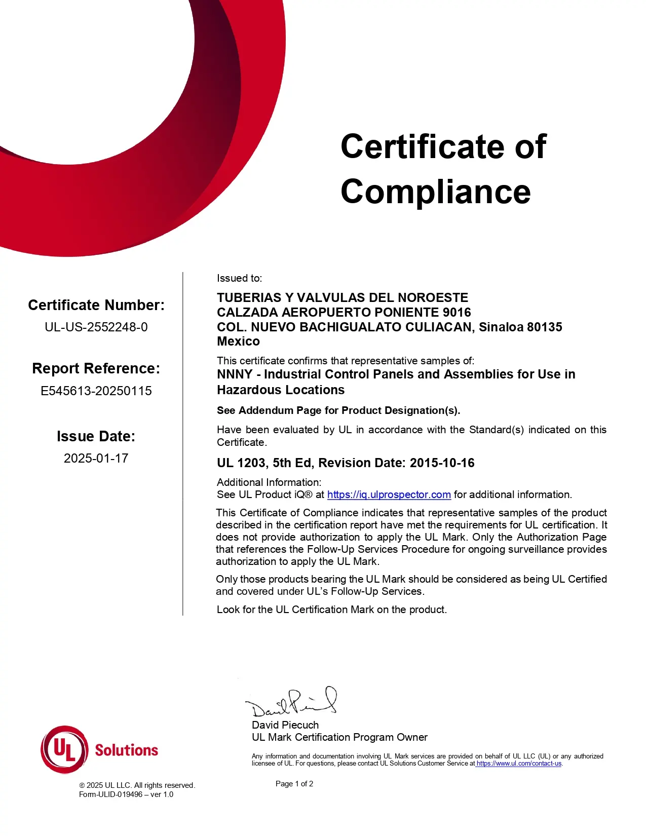 Certificado 2